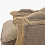 Кресло William Classical Armchair brown flax варинант исполнения - 4 | Loft Concept в Москве