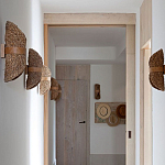 Бра плетеное из ротанга Chainmail варинант исполнения - 3 | Loft Concept в Москве