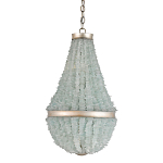 Люстра с каскадом из стеклянных декоративных элементов Shining Sea Glass варинант исполнения - 2 | Loft Concept в Москве