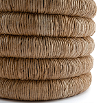 Плетеная корзина с крышкой из плетеного бананового дерева Zuwena Wicker Basket варинант исполнения - 5 | Loft Concept в Москве