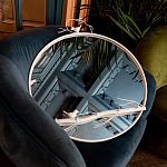 Зеркало настенное в раме белого цвета с декором птица на ветке Mirror Portal варинант исполнения - 3 | Loft Concept в Москве