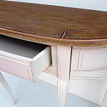 Деревянная консоль с ящиком в стиле прованс Montmartre Provence Connsole Table варинант исполнения - 3 | Loft Concept в Москве