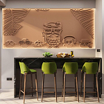 Барельеф OWLS варинант исполнения - 1 | Loft Concept в Москве