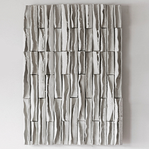 Объемное Панно на стену White Micro Waves