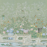 Обои ручная роспись Temple Newsam Mercury Grey варинант исполнения - 1 | Loft Concept в Москве