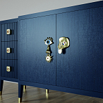 Большой Комод-буфет Elsa Dreams Blue с ящиками варинант исполнения - 2 | Loft Concept в Москве