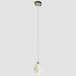 Подвесной светильник с хрустальным плафоном хром Esme Crystal Chrome Hanging Lamp варинант исполнения - 2 | Loft Concept в Москве