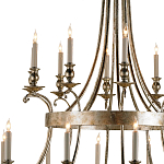 Люстра большая двухъярусная на 30 ламп Grand Chandelier варинант исполнения - 1 | Loft Concept в Москве