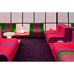 Дизайнерский кофейный стол на круглых ножках Poltronova T02 Pink Coffee Table варинант исполнения - 14 | Loft Concept в Москве