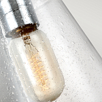 Бра с плафоном в форме колокола из прозрачного стекла с пузырьками Feiss варинант исполнения - 5 | Loft Concept в Москве