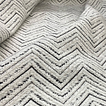 Мебельная ткань Шенилл черно-белый принт 145 см T3-38 варинант исполнения - 1 | Loft Concept в Москве