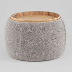 Пуф-трансформер Люкке с крышкой серый варинант исполнения - 3 | Loft Concept в Москве