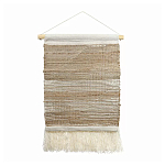 Панно из шерсти и хлопка с узором Beige Calista Cascade варинант исполнения - 2 | Loft Concept в Москве