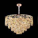 Люстра каскадная с подвесками в форме колец Galaxy of Light варинант исполнения - 6 | Loft Concept в Москве