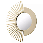 Зеркало-солнце круглое с золотистыми лучами SunMoon  варинант исполнения - 1 | Loft Concept в Москве