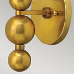 Бра с белым матовым стеклянным плафоном и тремя декоративными шарами Hinkley варинант исполнения - 8 | Loft Concept в Москве