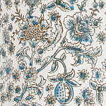 Настольная лампа цилиндрическая с цветочной росписью Lamp Flower Painting варинант исполнения - 1 | Loft Concept в Москве