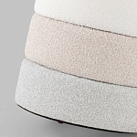 Пуф Three Colors в ткани букле из трех цветов  варинант исполнения - 5 | Loft Concept в Москве