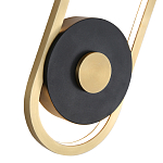 Бра с овальной рамой цвета латунь Midnight Orbit варинант исполнения - 2 | Loft Concept в Москве