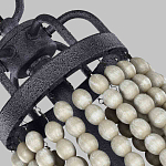 Люстра с 6-ю лампами и кремовыми деревянными бусинами Feiss варинант исполнения - 6 | Loft Concept в Москве