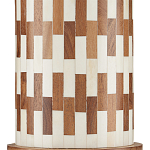 Настольная лампа с узором вдоль колоннообразного основания Brick Surface варинант исполнения - 1 | Loft Concept в Москве