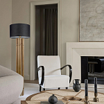 Настольная лампа с металлиеским черным трубчатым основанием Fulgurite варинант исполнения - 4 | Loft Concept в Москве