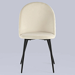 Мягкий стул в бежевом велюре Miruna Chair варинант исполнения - 3 | Loft Concept в Москве