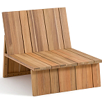 Уличное кресло из массива акации Trivett Wooden Chair варинант исполнения - 5 | Loft Concept в Москве