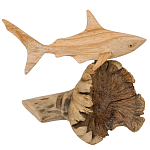 Статуэтка из дерева акула Animals of the World варинант исполнения - 2 | Loft Concept в Москве