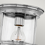 Потолочный светильник для ванных комнат с цилиндрическим стеклянным плафоном и одной лампой Hinkley варинант исполнения - 15 | Loft Concept в Москве