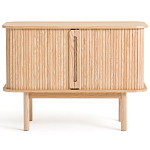 Длинный низкий буфет с 2-мя раздвижными дверцами Toinette Light Cupboard варинант исполнения - 8 | Loft Concept в Москве