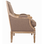Кресло William Classical Armchair brown flax варинант исполнения - 1 | Loft Concept в Москве