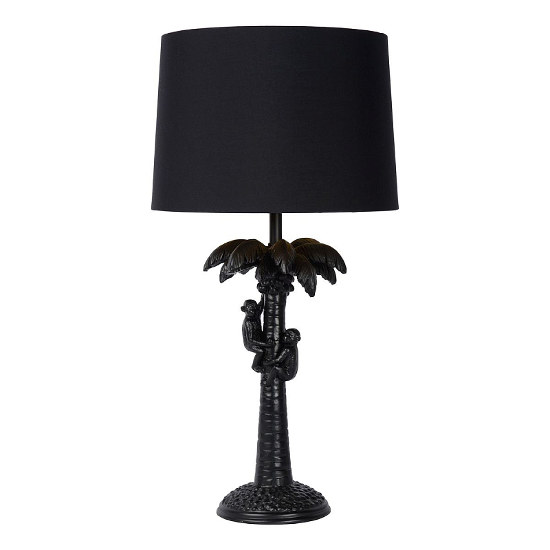     Monkeys on a palm table lamp black    | Loft Concept 