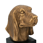 Держатель для книг с бронзовыми фигурками головы собаки Dog Elegance  варинант исполнения - 4 | Loft Concept в Москве