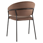 Стул в велюре коричневого цвета Horizon варинант исполнения - 5 | Loft Concept в Москве