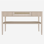 Дизайнерская Консоль с полкой и ящиком Primo Светлый дуб варинант исполнения - 7 | Loft Concept в Москве