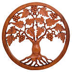 Панно из дерева Osier Panel With Trees варинант исполнения - 1 | Loft Concept в Москве