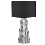 Настольная лампа с черно-белым узором Wavy Stripes варинант исполнения - 2 | Loft Concept в Москве