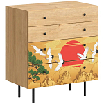 Комод с принтом на ящиках Elise Chest of Drawers варинант исполнения - 4 | Loft Concept в Москве