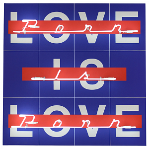 Постер Love is love blue