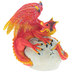 Декоративная статуэтка Дракон Red Yellow Dragon Statuette варинант исполнения - 1 | Loft Concept в Москве