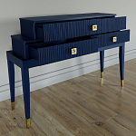 Премиальная Консоль с тремя ящиками Elsa Dreams Blue варинант исполнения - 2 | Loft Concept в Москве