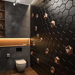 Гипсовая 3D панель с принтографией PM-41 варинант исполнения - 2 | Loft Concept в Москве