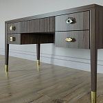 Письменный стол с 4-мя ящиками Elsa Dreams Walnut варинант исполнения - 4 | Loft Concept в Москве