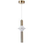 Подвесной светильник Toussaint Metal Tube Brass Hanging Lamp варинант исполнения - 2 | Loft Concept в Москве