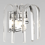 Бра цвета никель с изогнутыми хрустальными элементами Radiant Ribbons варинант исполнения - 4 | Loft Concept в Москве