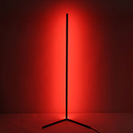 Торшер черного цвета на угловом основании Arteriors варинант исполнения - 4 | Loft Concept в Москве