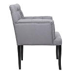 Кресло Addison Chic Armchair grey flax варинант исполнения - 2 | Loft Concept в Москве
