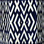 Ваза с крышкой и графическим узором в сине-белых цветах Blue & White Ornament  варинант исполнения - 3 | Loft Concept в Москве