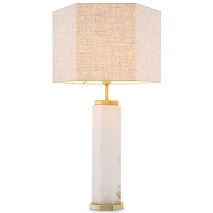 Настольная лампа Eichholtz Table Lamp Newman Alabaster